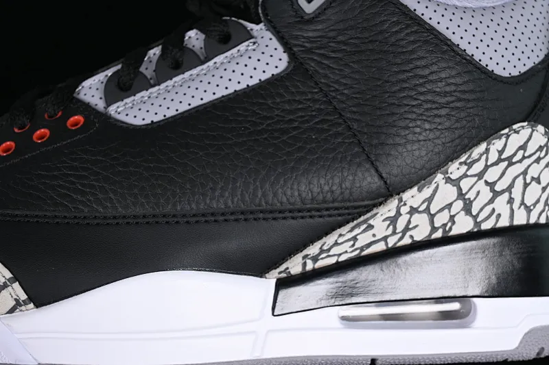 All categories Air Jordan Jordan series basketball shoes Air Jordan 3 pure original Air Jordan 3 Retro Black Cement (2018) AJ3 Joe 3 replica black cement 854262-001